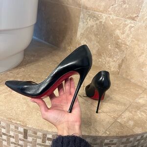 Christian Louboutin Sokate Black Napa Leather size 41